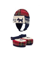 Polo Ralph Lauren Zestaw Czapka i Skarpety Holiday Hat Boot Set 320B29055001 Granatowy. Niebieskie skarpetki chłopięce Polo Ralph Lauren, bez wzorów. Za 659.99 zł.