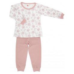 Makoma Piżama Dziewczęca Flowers 110 Biały/Różowy. Piżamy dziewczęce marki FOUGANZA. Za 49.00 zł.