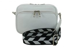 Listonoszka skórzana BARBERINI'S 944-32 biała. Białe shopper bag Barberinis, bez wzorów, ze skóry, bez dodatków. Za 239.99 zł.