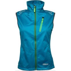 Damska wodoodporna kurtka softshell Pro-X Elements Hanna. Niebieskie kurtki sportowe damskie PRO-X ELEMENTS, bez wzorów, z poliesteru, bez kaptura. Za 333.50 zł.