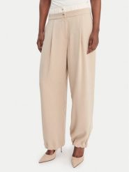 Liu Jo Sport Spodnie materiałowe TA6150 TS923 Beżowy Regular Fit. Brązowe spodnie materiałowe damskie Liu Jo Sport, bez wzorów, z materiału. Za 689.99 zł.