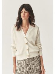 TATUUM Kardigan w kolorze kremowym rozmiar: XL. Brązowe kardigany damskie TATUUM, xl, bez wzorów, z bawełny. Za 130.81 zł.