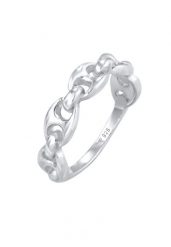 Elli Damska obrączka Maritime kotwica Design Trend w srebrze 925 Sterling Silver Pierścionki 1 ct Damski. Szare pierścionki damskie Elli, pozłacane. Za 177.64 zł.