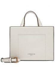 LIEBESKIND BERLIN Skórzana torebka w kolorze kremowym - 24 x 17,5 x 9,5 cm rozmiar: onesize. Brązowe torebki klasyczne damskie Liebeskind Berlin, z materiału, przez ramię, bez dodatków. Za 614.96 zł.