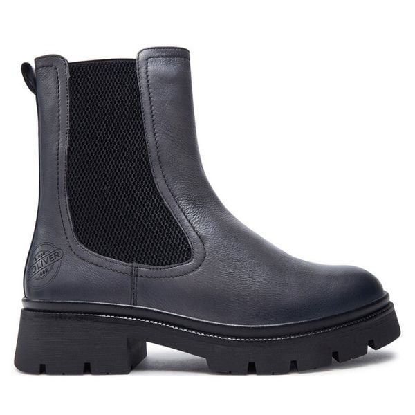 Botki s.Oliver. Szare botki damskie S.Oliver, bez obcasa, na płaskiej podeszwie, bez zapięcia. Za 309.99 zł.