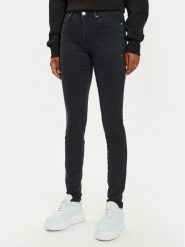 Guess Jeansy W4BAJ3 D5HA1 Czarny Skinny Fit. Czarne rurki damskie Guess, z aplikacjami, z bawełny. Za 289.99 zł.