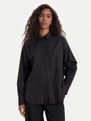 Vero Moda Koszula Fanni 10337791 Czarny Oversize. Czarne koszule damskie Vero Moda, l, bez wzorów, z bawełny, bez kołnierzyka, bez ramiączek. Za 179.99 zł.