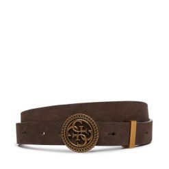 Pasek Damski Guess. Brązowe paski damskie Guess, z aplikacjami. Za 234.99 zł.