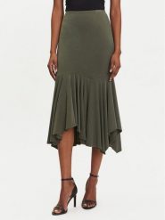 Guess Spódnica midi W5YD85 KCTB2 Zielony Regular Fit. Zielone spódnice damskie Guess, m, z aplikacjami, z wiskozy, midi. Za 369.99 zł.