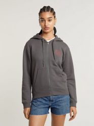 G-Star Bluza w kolorze antracytowym rozmiar: M. Czarne bluzy damskie G-Star, m, bez wzorów, bez kaptura. Za 210.81 zł.