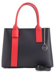 Mia Tomazzi Skórzana torebka "Argonne" w kolorze czarnym - 33 x 25 x 14 cm rozmiar: onesize. Czarne torebki klasyczne damskie Mia Tomazzi, z materiału, przez ramię, bez dodatków. Za 377.45 zł.