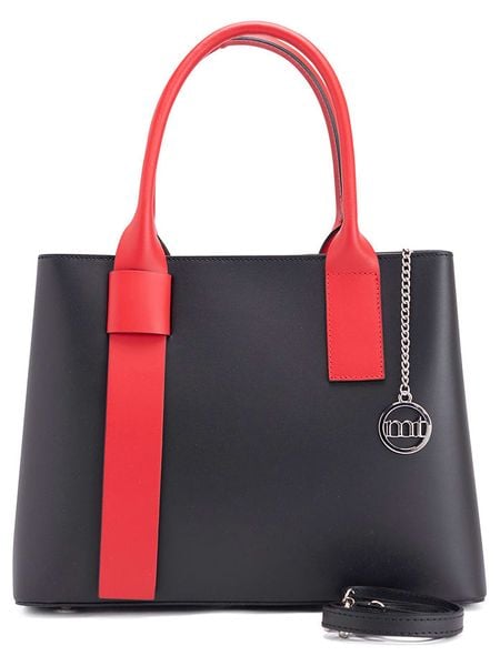 Mia Tomazzi Skórzana torebka "Argonne" w kolorze czarnym - 33 x 25 x 14 cm rozmiar: onesize. Czarne torebki klasyczne damskie Mia Tomazzi, z materiału, przez ramię, bez dodatków. Za 377.45 zł.