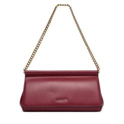 Torebka MICHAEL Michael Kors. Czerwone torebki wieczorowe damskie MICHAEL Michael Kors, bez wzorów, bez dodatków. Za 679.99 zł.