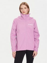 Adidas Kurtka przeciwdeszczowa Multi Essentials 2L Rain JY0481 Fioletowy Regular Fit. Fioletowe kurtki sportowe damskie Adidas, l, bez wzorów, z syntetyku, bez kaptura. Za 399.99 zł.
