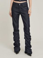 G-Star Dżinsy "G-Staq 3D" - Bootcut fit - w kolorze granatowym rozmiar: W27/L30. Niebieskie jeansy damskie G-Star. Za 346.95 zł.