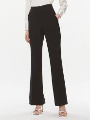 Calvin Klein Spodnie materiałowe K20K206460 Czarny Slim Fit. Czarne spodnie materiałowe damskie Calvin Klein, bez wzorów, z materiału. Za 879.99 zł.
