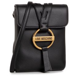 Torebka LOVE MOSCHINO. Czarne listonoszki damskie Love Moschino, bez wzorów, bez dodatków. Za 839.99 zł.