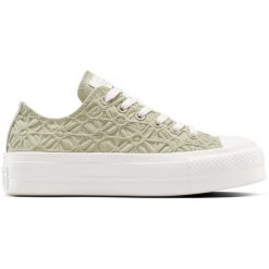 Adidasy Converse Chuck Taylor All Star Lift Platform, Dla obu płci. Szare obuwie sportowe casual damskie Converse, z materiału, bez zapięcia. Za 490.00 zł.