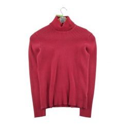 Second life - Damski sweter z golfem czerwony - Stan bardzo dobry. Czerwone golfy damskie Ralph Lauren, bez wzorów, bez ramiączek. Za 114.98 zł.