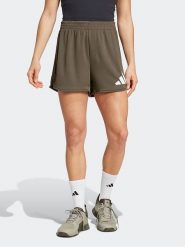 Adidas Szorty w kolorze khaki rozmiar: M. Brązowe szorty damskie Adidas, bez wzorów. Za 96.14 zł.