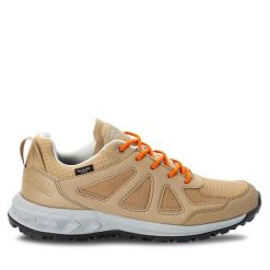 Trekkingi Jack Wolfskin. Brązowe obuwie trekkingowe damskie Jack Wolfskin, bez zapięcia. Za 289.99 zł.