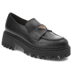 Czarne Półbuty Armodo Eleganckie Buty Damskie. Czarne półbuty damskie Armodo, na wiosnę, bez wzorów, ze skóry, bez obcasa, bez zapięcia. Za 369.00 zł.