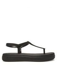 Melissa Sandały Sun Leme Platform Ad 35959 Czarny. Czarne sandały damskie Melissa, bez wzorów, z tworzywa sztucznego, bez obcasa, na płaskiej podeszwie, bez zapięcia. Za 199.99 zł.