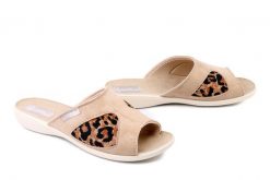 ADANEX 29646 DIK53VNN beżowy, kapcie damskie. Brązowe kapcie damskie Adanex. Za 94.27 zł.