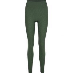 Legging wysoka talia bez szwów dla kobiet Hummel Mt Focus. Brązowe spodnie dresowe damskie Hummel, bez wzorów, z dresówki. Za 168.50 zł.