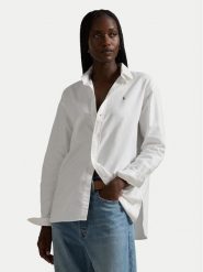 Polo Ralph Lauren Koszula 211956604001 Biały Relaxed Fit. Białe koszule damskie Polo Ralph Lauren, xs, bez wzorów, z bawełny, bez kołnierzyka, bez ramiączek. Za 769.99 zł.