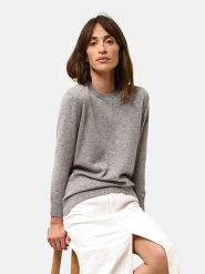 Just Cashmere Kaszmirowy sweter "Janice" w kolorze szarym rozmiar: S. Szare swetry klasyczne damskie Just Cashmere, s, z kaszmiru, bez kołnierzyka. Za 223.99 zł.