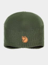 Czapka zimowa Fjallraven Stormblocker Beanie - green. Zielone czapki damskie Fjällräven, na zimę, bez wzorów, z materiału. Za 213.39 zł.