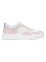 Liu Jo Sneakersy w kolorze srebrno-jasnoróżowo-kremowym rozmiar: 38. Brązowe obuwie sportowe damskie Liu Jo, bez zapięcia. Za 272.31 zł.