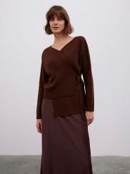 BGN Kardigan w kolorze brązowym rozmiar: 40. Brązowe kardigany damskie BGN, bez wzorów, z wełny. Za 78.99 zł.