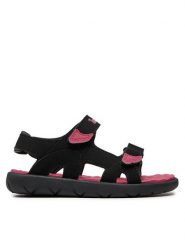 Timberland Sandały Perkins Row 2 Strap Sandal TB0A43EAEDJ1 Czarny. Czarne sandały chłopięce Timberland, ze skóry, bez zapięcia. Za 169.99 zł.