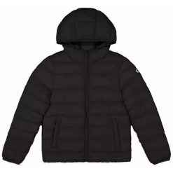 Kurtka na co dzień damska CHAMPION puchowa z kapturem. Czarne kurtki damskie Adidas, bez wzorów, z puchu, z kapturem. Za 399.00 zł.