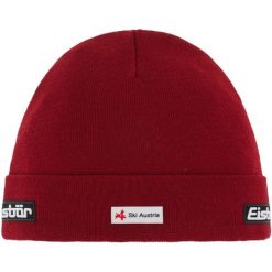 Czapka Zimowa Eisbar Renan MÜ RL SKA. Czerwone czapki damskie Eisbär, na zimę, bez wzorów, z wełny. Za 155.00 zł.