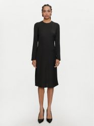 Calvin Klein Sukienka codzienna K20K207683 Czarny Regular Fit. Czarne sukienki damskie Calvin Klein, bez wzorów, z syntetyku, bez ramiączek. Za 949.99 zł.