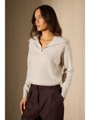 Perfect Cashmere Kaszmirowy sweter "Crimson" w kolorze kremowym rozmiar: S. Brązowe swetry klasyczne damskie Perfect Cashmere, s, z kaszmiru, bez kołnierzyka. Za 440.45 zł.