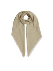 Calvin Klein Chusta Monogram Jacquard Scarf K60K608779 Zielony. Zielone chusty damskie Calvin Klein, bez wzorów, z materiału. Za 239.99 zł.
