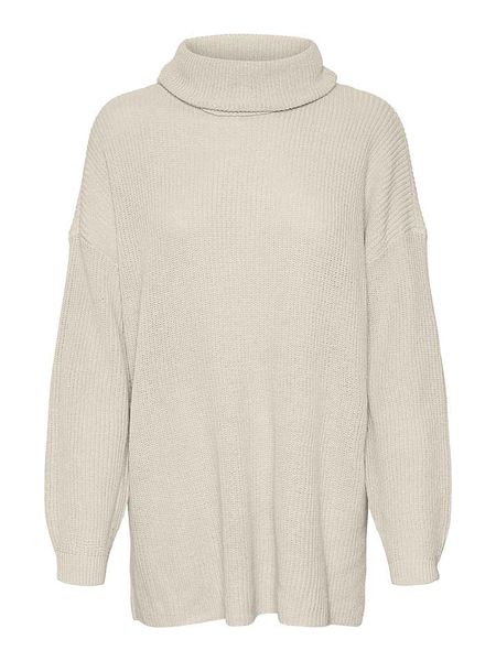 Vero Moda Golf w kolorze kremowym rozmiar: S. Brązowe golfy damskie Vero Moda, s, bez wzorów, bez ramiączek. Za 74.63 zł.