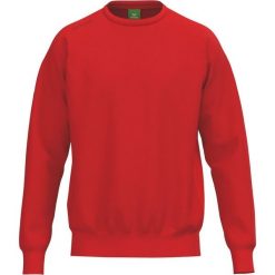 Bluza 565 czerwony unisex. Czerwone bluzy damskie 55PROTEC, m, bez wzorów, z bawełny, bez kaptura. Za 261.99 zł.