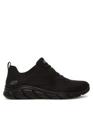 Skechers Sneakersy Bobs B Flex Lo-Graceful Stride 117591/BBK Czarny. Czarne obuwie sportowe damskie Skechers, z materiału, bez zapięcia. Za 219.99 zł.