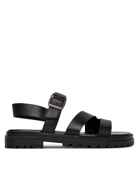 G-Star Raw Sandały WI34-23568-01 Czarny. Czarne sandały damskie G-Star Raw, bez wzorów, ze skóry, bez obcasa, na płaskiej podeszwie, bez zapięcia. Za 207.99 zł.