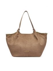 LOVE MOSCHINO Torebka JC4220PP0PKF110A Beżowy. Brązowe shopper bag Love Moschino, bez wzorów, z materiału, bez dodatków. Za 1,029.00 zł.