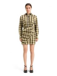 Scotch & Soda Sukienka w kolorze czarno-żółtym rozmiar: 36. Czarne sukienki damskie Scotch & Soda, bez wzorów, bez ramiączek. Za 218.57 zł.