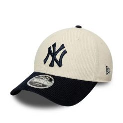 Czapka baseballowa New York Yankees New Era 9Forty Cord MC. Białe czapki z daszkiem damskie New Era, bez wzorów, z bawełny. Za 170.00 zł.