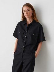 OPUS Koszula w kolorze czarnym rozmiar: 40. Czarne koszule damskie Opus, bez wzorów, bez kołnierzyka, bez ramiączek. Za 165.71 zł.