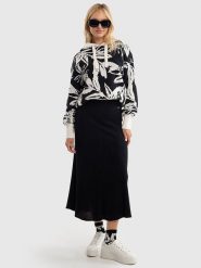 BIG STAR Spódnica w kolorze czarnym rozmiar: L/XL. Czarne spódnice damskie Big Star, na co dzień, l, bez wzorów, z wiskozy, retro, maxi. Za 84.99 zł.