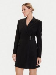KARL LAGERFELD Sukienka koktajlowa A4W13023 Czarny Slim Fit. Czarne sukienki damskie KARL LAGERFELD, bez wzorów, z lyocellu, wizytowe, bez ramiączek. Za 1,059.00 zł.
